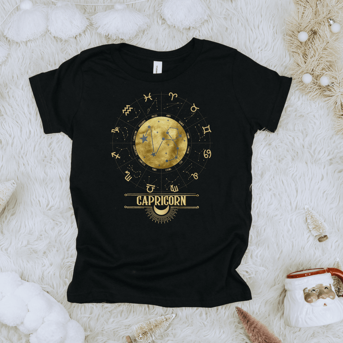 zodiac tshirt, capricorn tee, horoscope, birthday t-shirt, gift for capricorn, gift for her, December birthday gift, January birthday gift, December girl, January girl, Capricorn girl, Capricorn birthday, Capricorn zodiac, Capricorn horoscope, Astrology, Capricorn sign, Zodiac constellation, horoscope shirt, gift for Capricorn