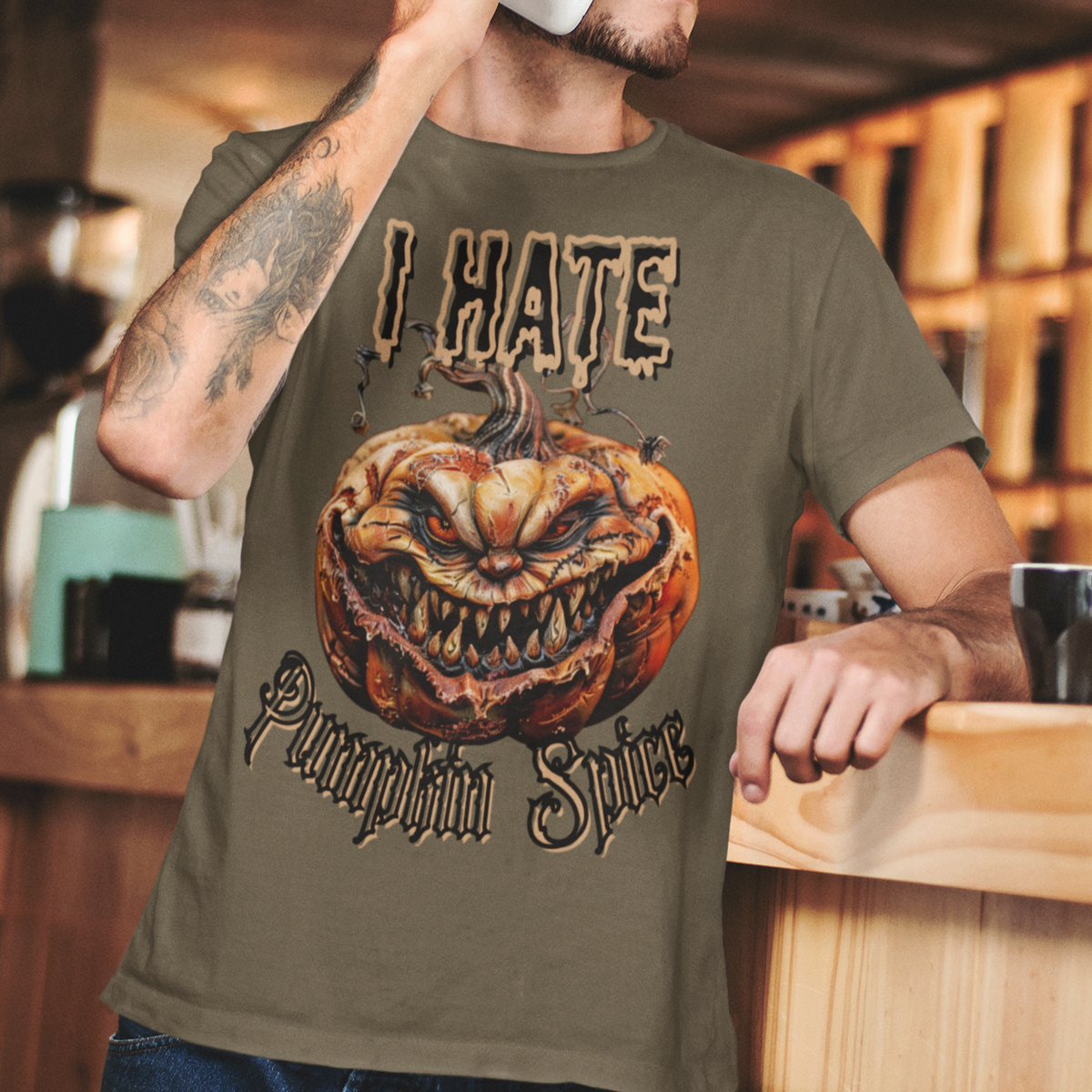 I Hate Pumpkin Spice Season Shirt, Funny Pumpkin Spice Shirt, Sarcastic Pumpkin Spice, Fall Shirt, Halloween, Thanksgiving, Fall Coffee