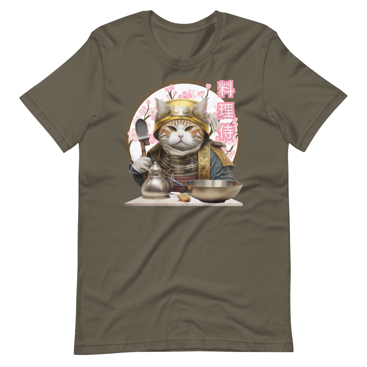 Tokio Japan, Samurai cat tee, Samurai Cat, Tattoo Style Shirt, Samurai, Ninja, Samurai Kitten, Ninja cat tshirt, Ninja Cat, kawaii, Japanese Kawaii, Ninja Cat T-Shirt,  Japanese Calligraphy, gift for him, gift for her, gift for cat lover, Cat Lover T-Shirt