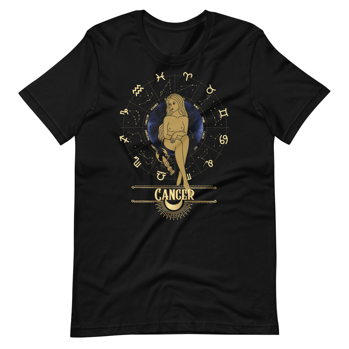 zodiac tshirt, cancer tee, horoscope, birthday t-shirt, gift for cancer, gift for her, June birthday gift, July birthday gift, June girl, July girl, Cancer girl, Cancer birthday, Cancer zodiac, Cancer horoscope, Astrology, Cancer sign, Zodiac constellation, horoscope shirt, gift for Cancer